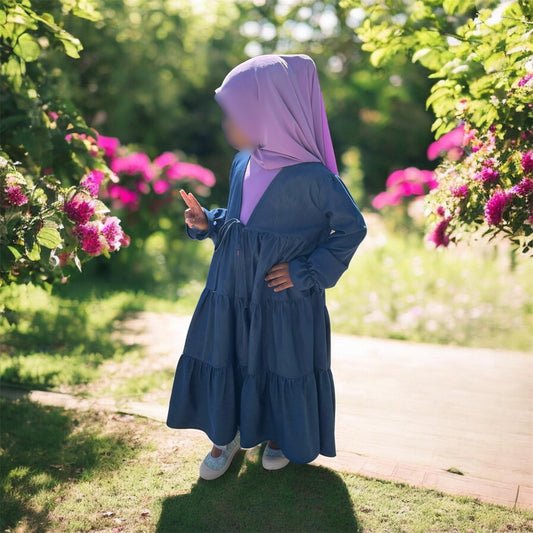 Nesma Denim Abaya