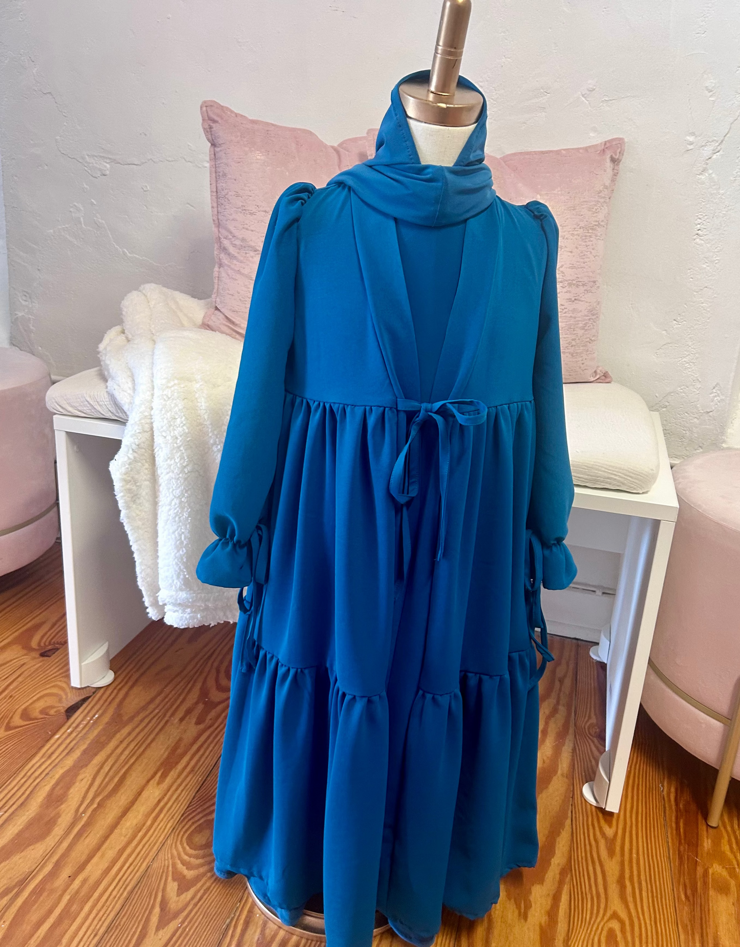 Yusra Open Abaya Set