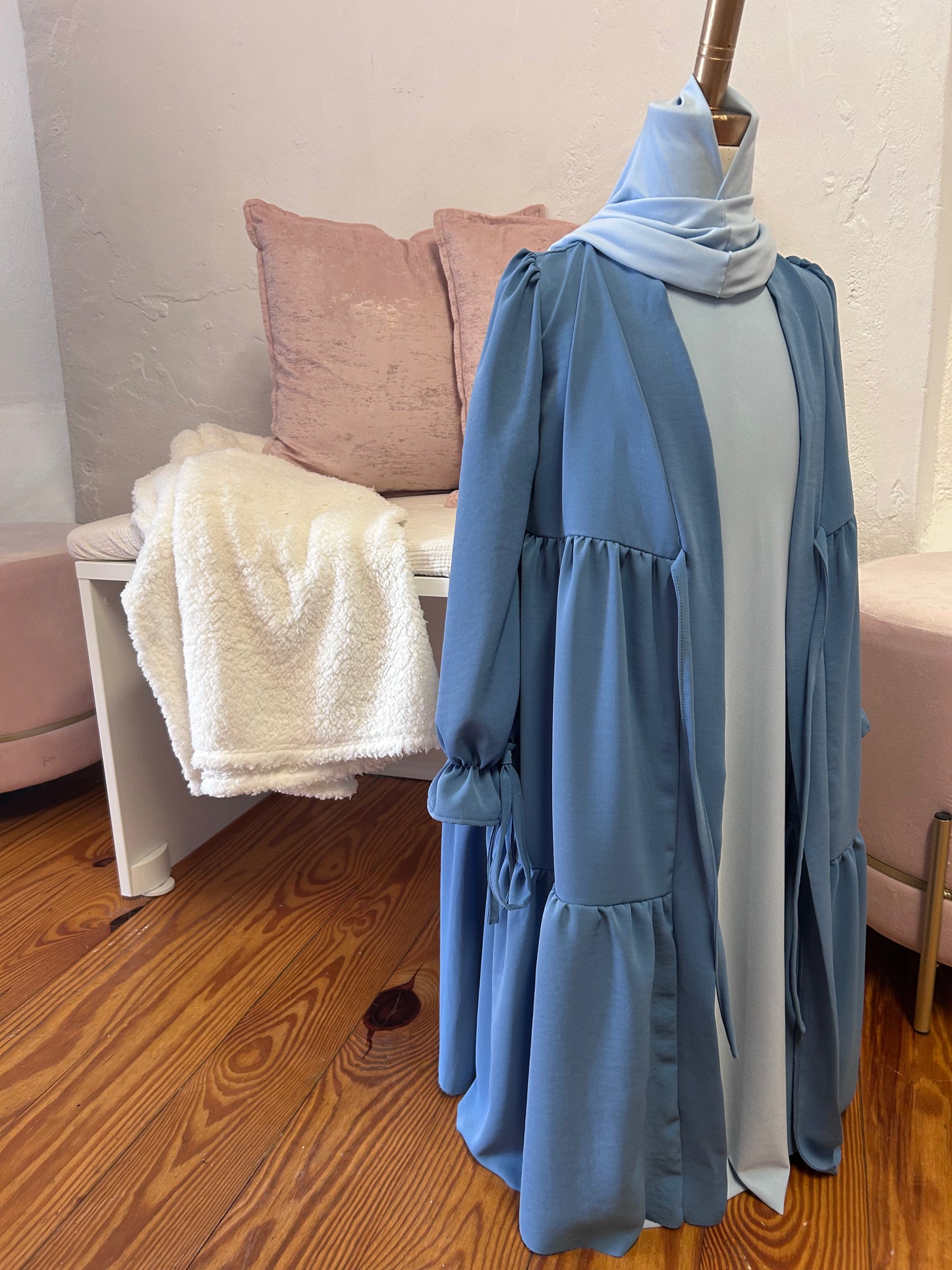 Yusra Open Abaya Set