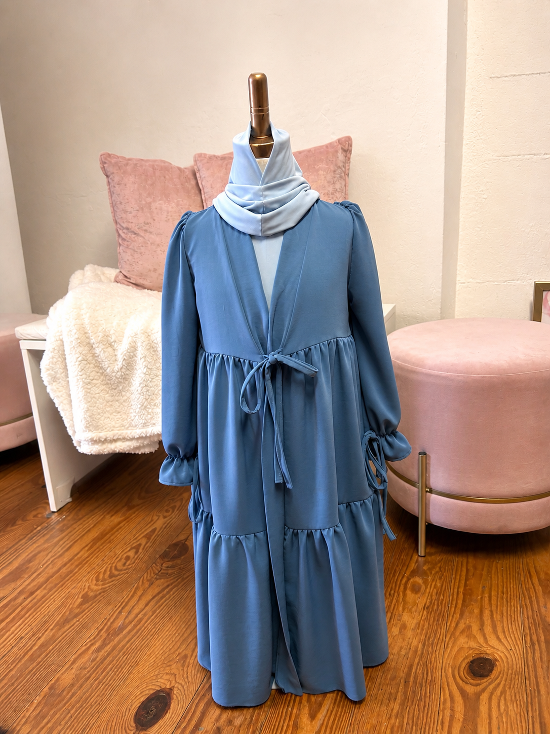 Yusra Open Abaya Set